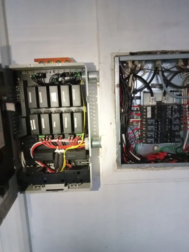 Electrical panel upgrade completed for Indoor Lighting Installation in Pleasant Garden